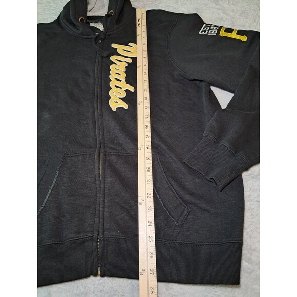 MLB Soft As A Grape PITTSBURGH PIRATES Full Zip Hoodie Sweatshirt XL EUC - Picture 4 of 9